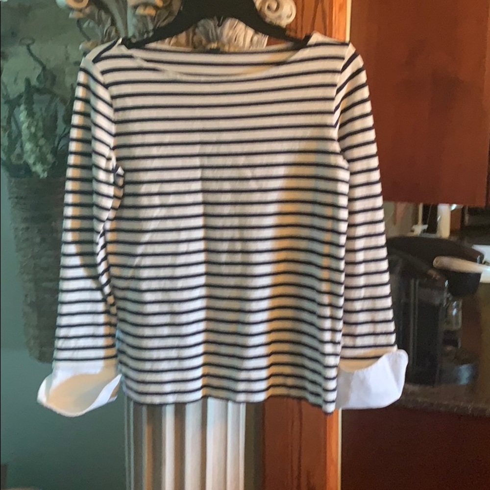 J Crew boat neck top
